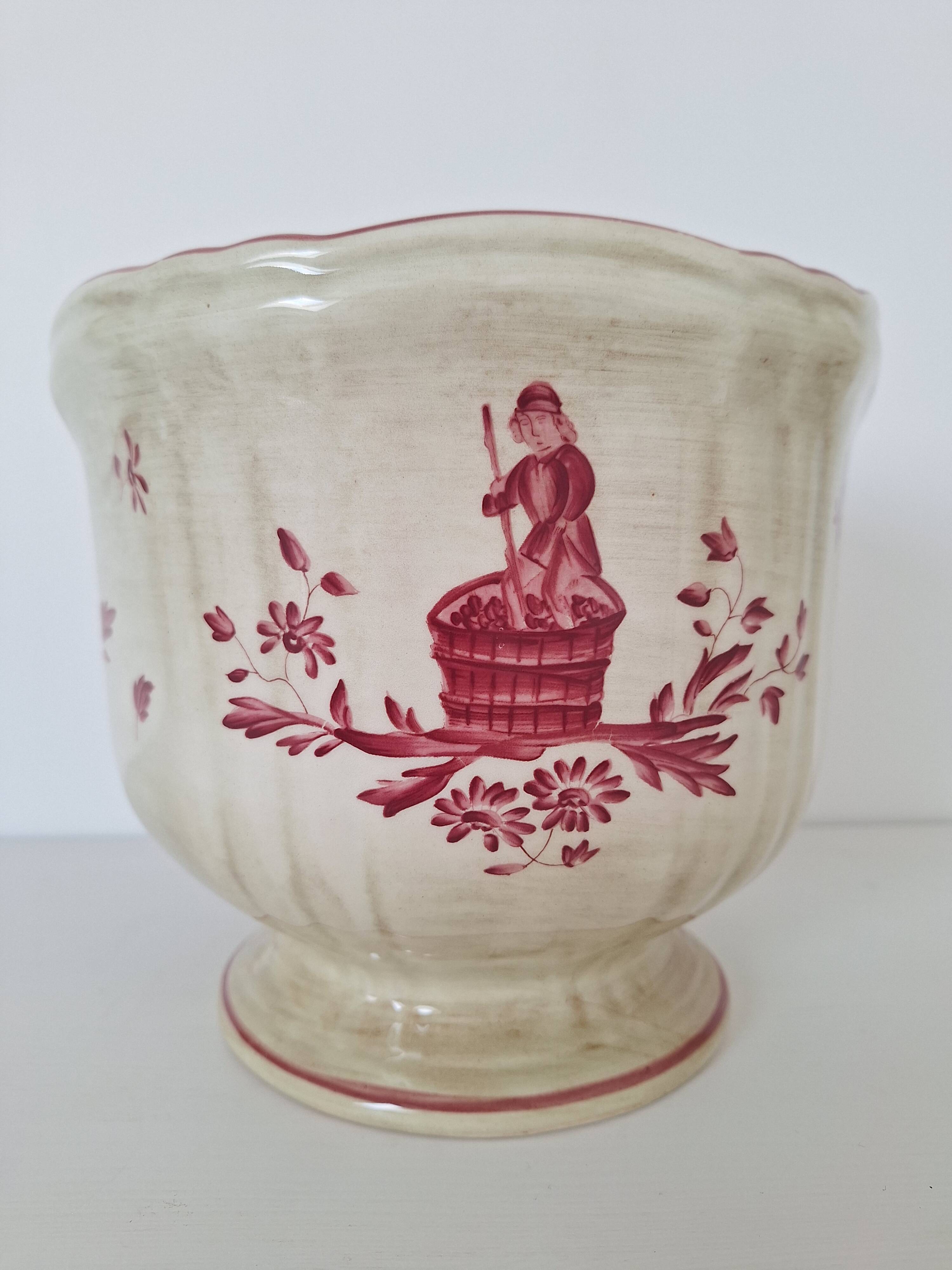 Longchamp pink planter