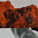 Collage, Stone head