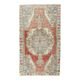 Tapis turc en laine orange fait main, années 1970