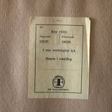 Miroir mural scandinave « Evy » des années 1960 par Fröseke – Étiquette originale