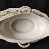 Like new! 1960/70/Laurel crown/Limoges/garland decoration/gravy boat