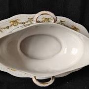 Like new! 1960/70/Laurel crown/Limoges/garland decoration/gravy boat