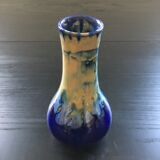 Vase bleu flammé