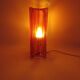 Lampe brique de verre leonardo vintage style feux stop 70 '