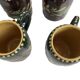 Alsatian pottery, glazed stoneware mug from Soufflenheim, 20th century.