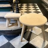 Sheepskin stool