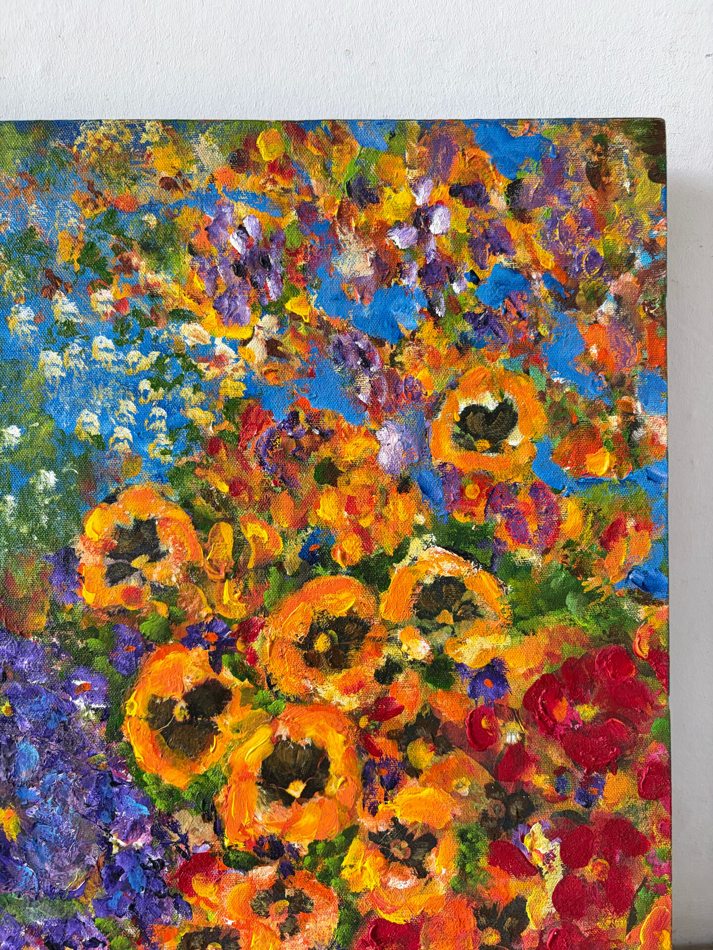 Garden of Thoughts, oil on canvas signed Regina Pecanha 2007