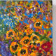Garden of Thoughts, oil on canvas signed Regina Pecanha 2007