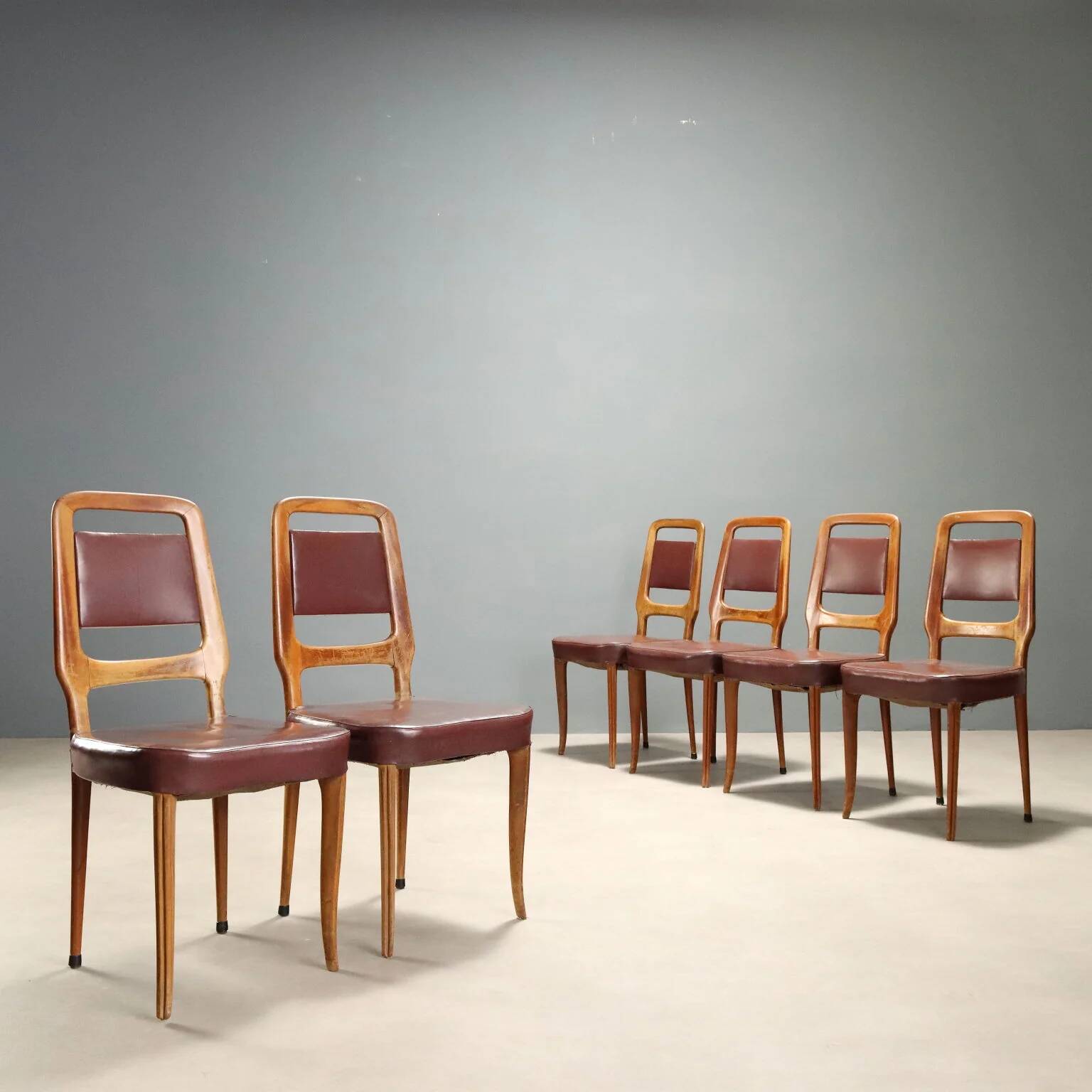 Set of vintage chairs, 1950s