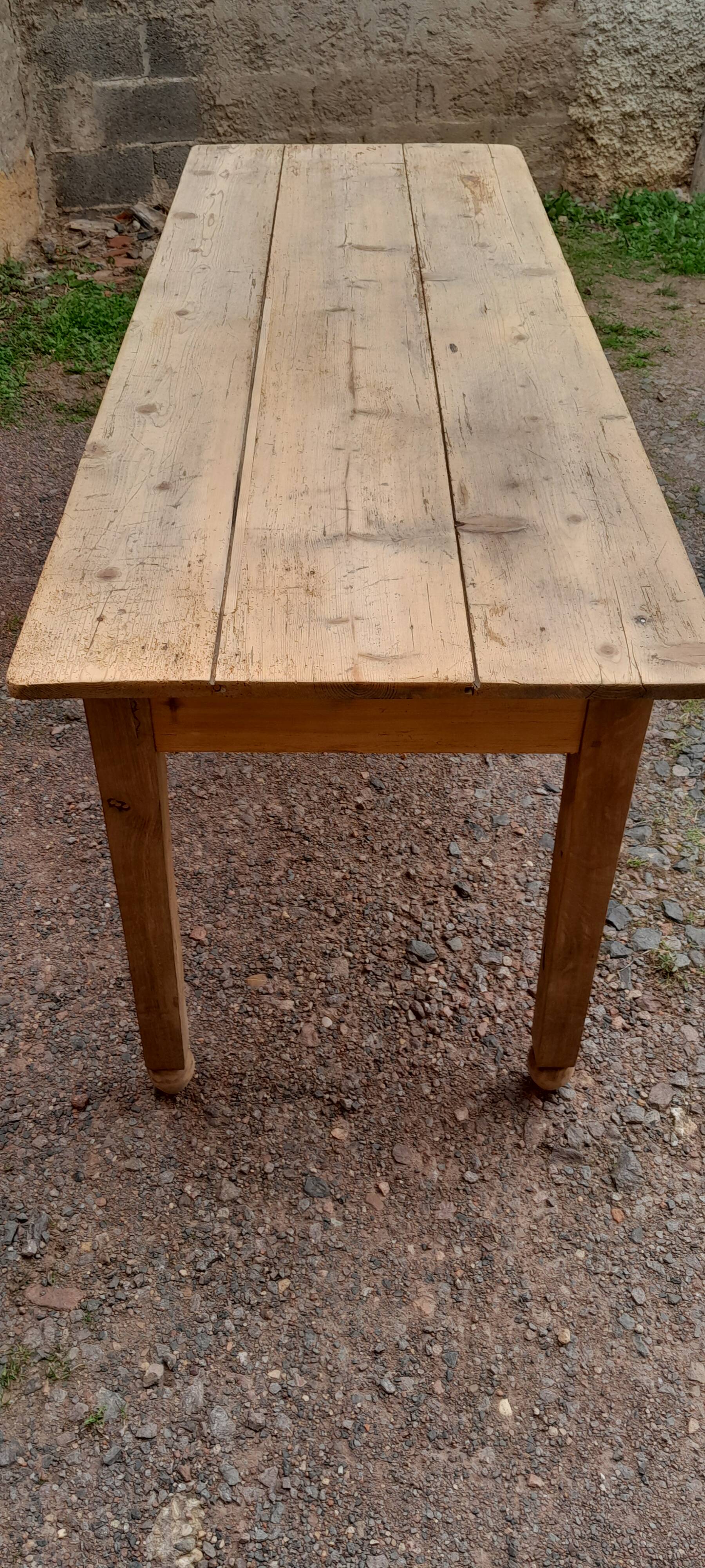 Fir farmhouse table