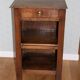 Dark oak side/bedside table