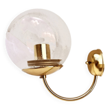 New Hollywood Regency wall lamp, Kamenicky Senov, Czechoslovakia 1970s.