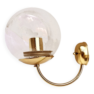 New Hollywood Regency wall lamp, Kamenicky Senov, Czechoslovakia 1970s.