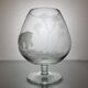 6 crystal cognac glasses