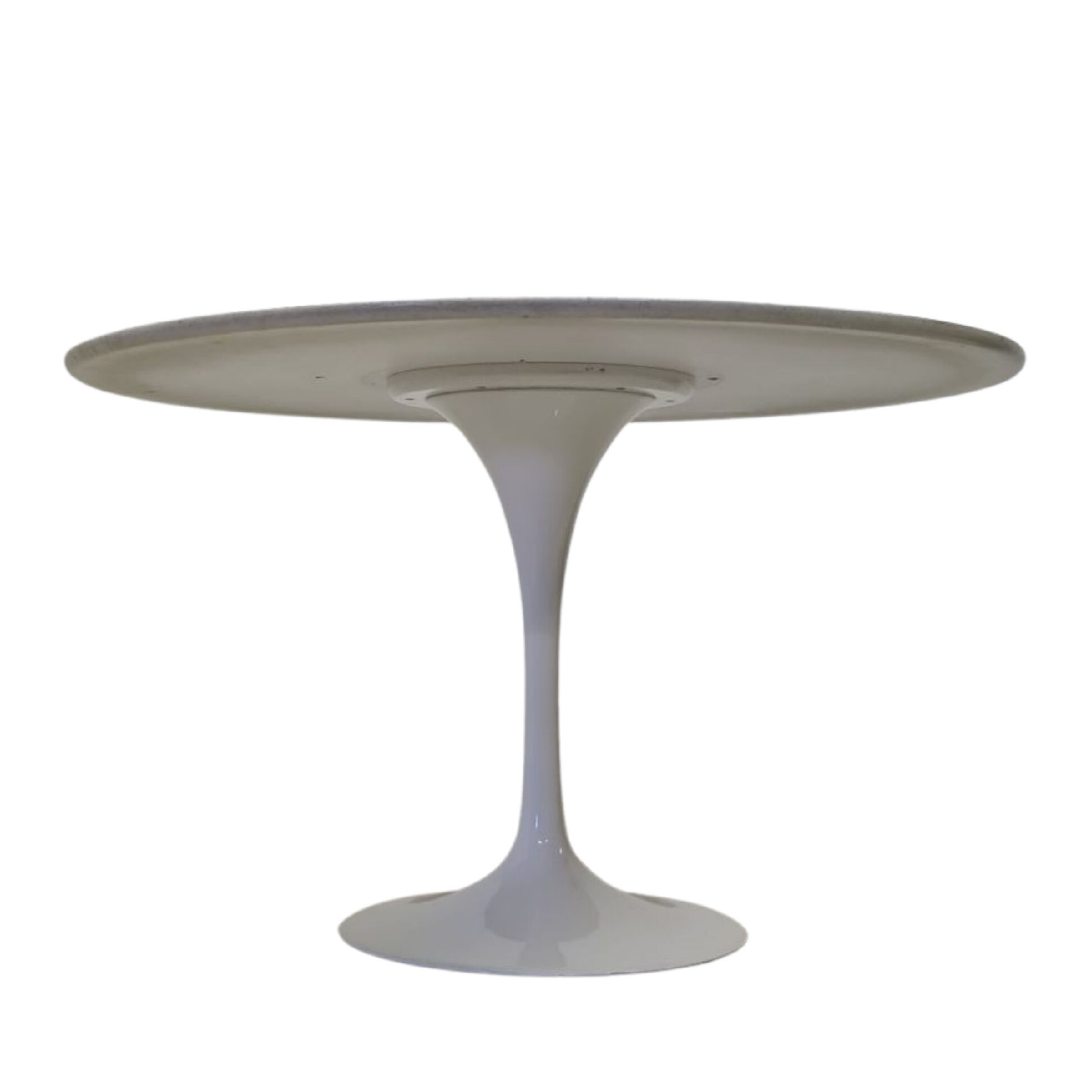 Space age tulip table with wooden top, Italy 1970s
