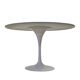 Space age tulip table with wooden top, Italy 1970s