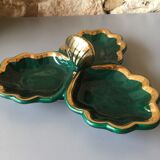 1950s green earthenware servant