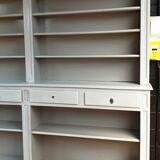 Great bibliotheque old grey patina