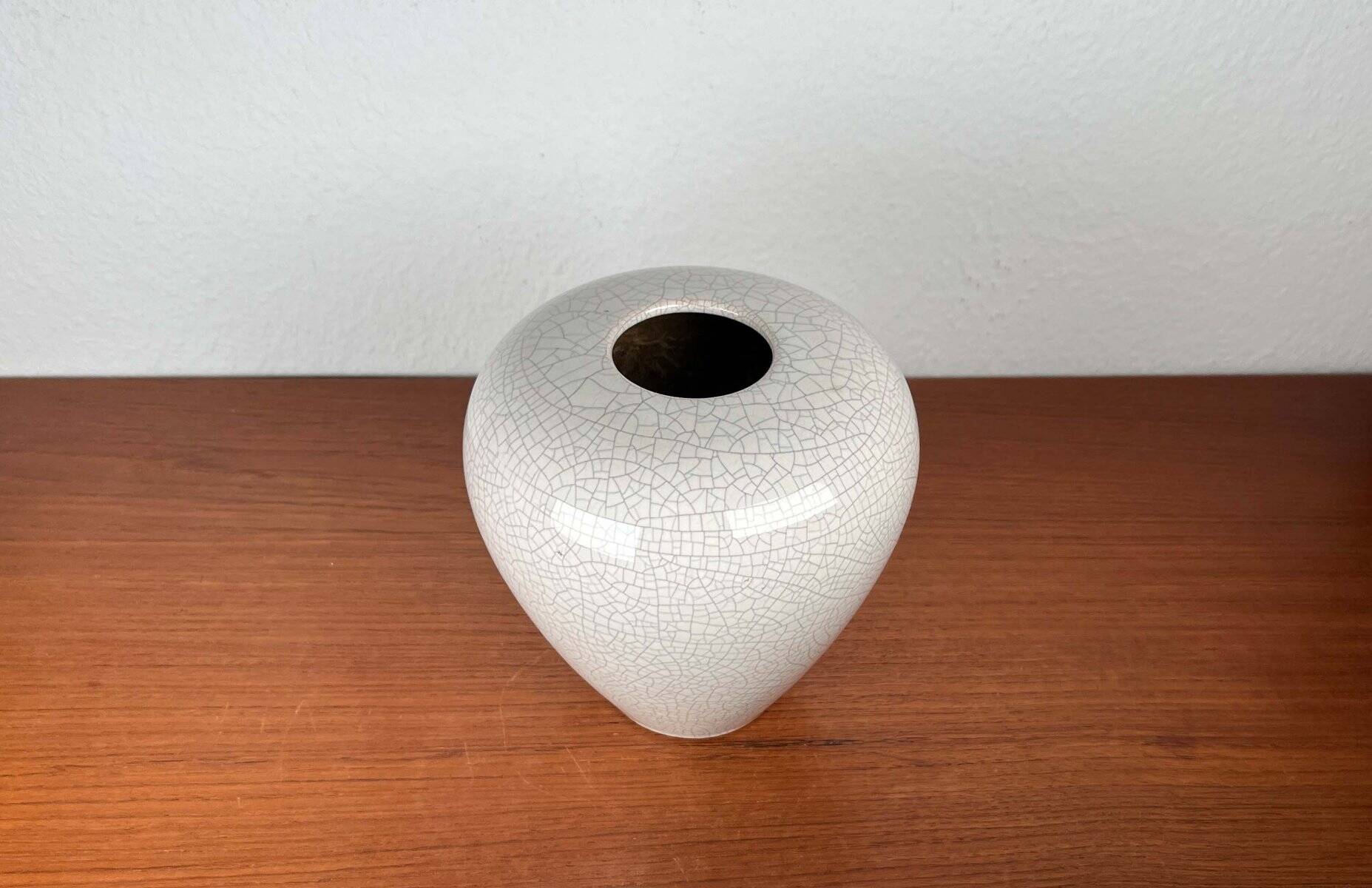 Modern West German ceramic vase from the mid-century WGP by Silberdistel Keramik, 1960s.