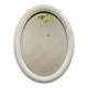 Old oval and beveled mirror 51x66cm