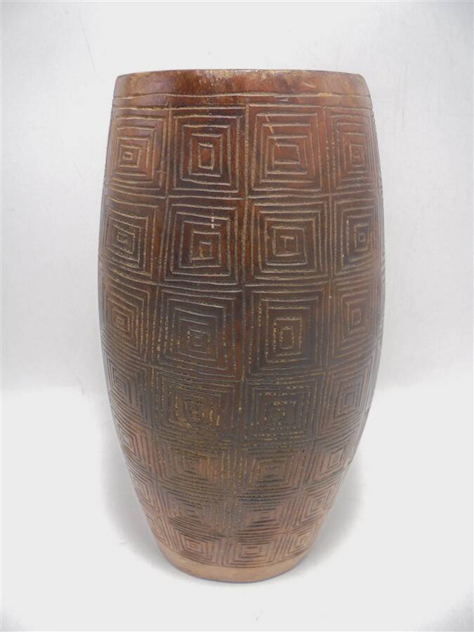 Wooden vase