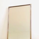 Old beveled mirror brass frame 74x50cm