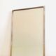 Old beveled mirror brass frame 74x50cm