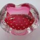 Pink Sommerso Murano Glass Ashtray, Italy, 1960s