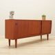 Buffet en teck, design danois, années 1970, production : Danemark