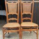 Paire de chaises de nourrice Louis Philippe