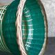 Glass vase and braided scoubidou thread 50s