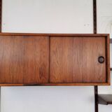 Scandinavian modular wooden office shelf - Design Kai Kristiansen