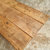 Antique butcher's table, work table, dining table, side table, oak