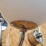 Pair of ball and chrome wall lights