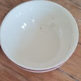 Pair of vintage earthenware salad bowls
