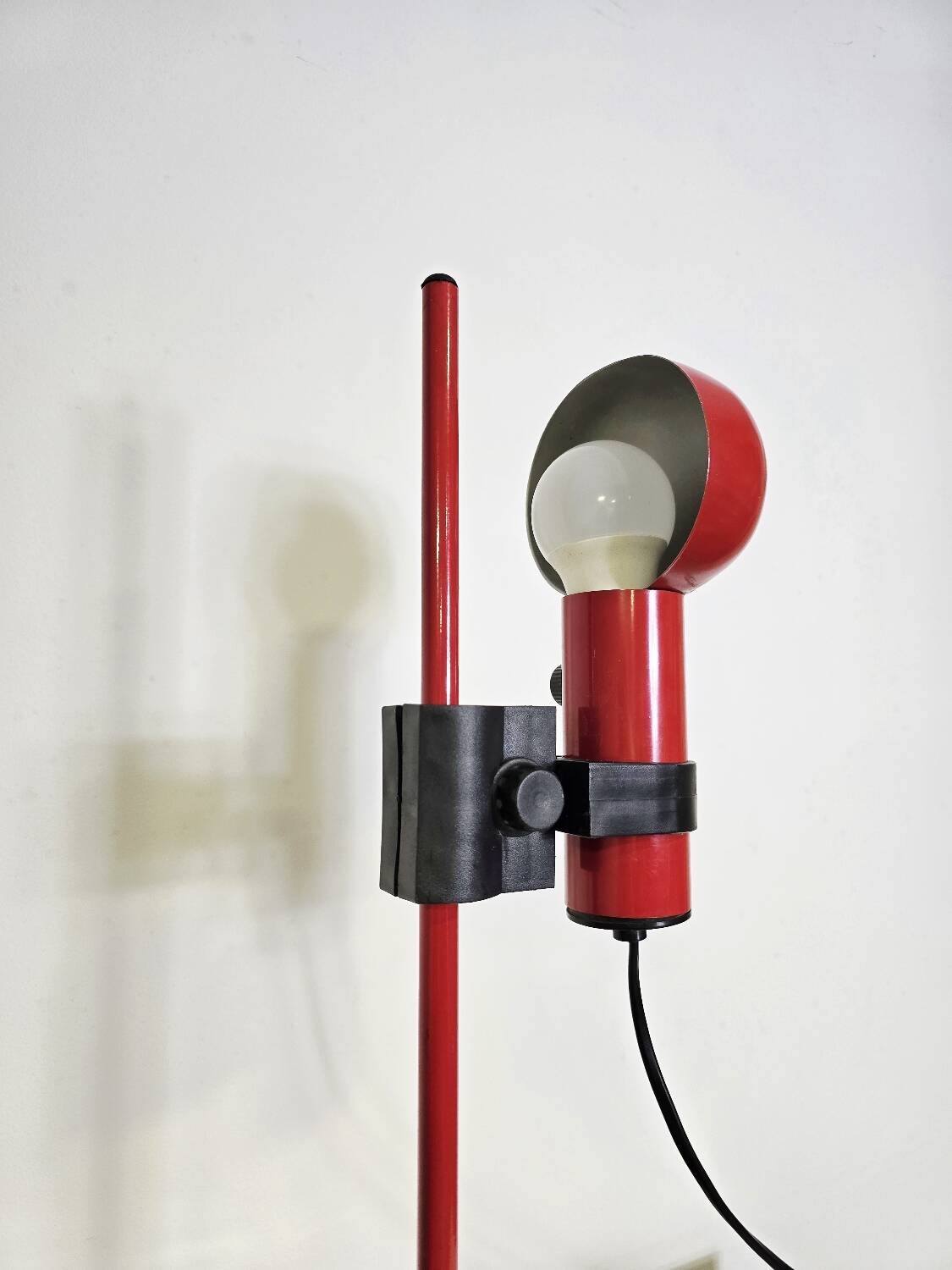 70s Red Table Lamp fully adjustable