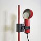 70s Red Table Lamp fully adjustable