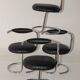 4 chaises cobra de giotto stoppino