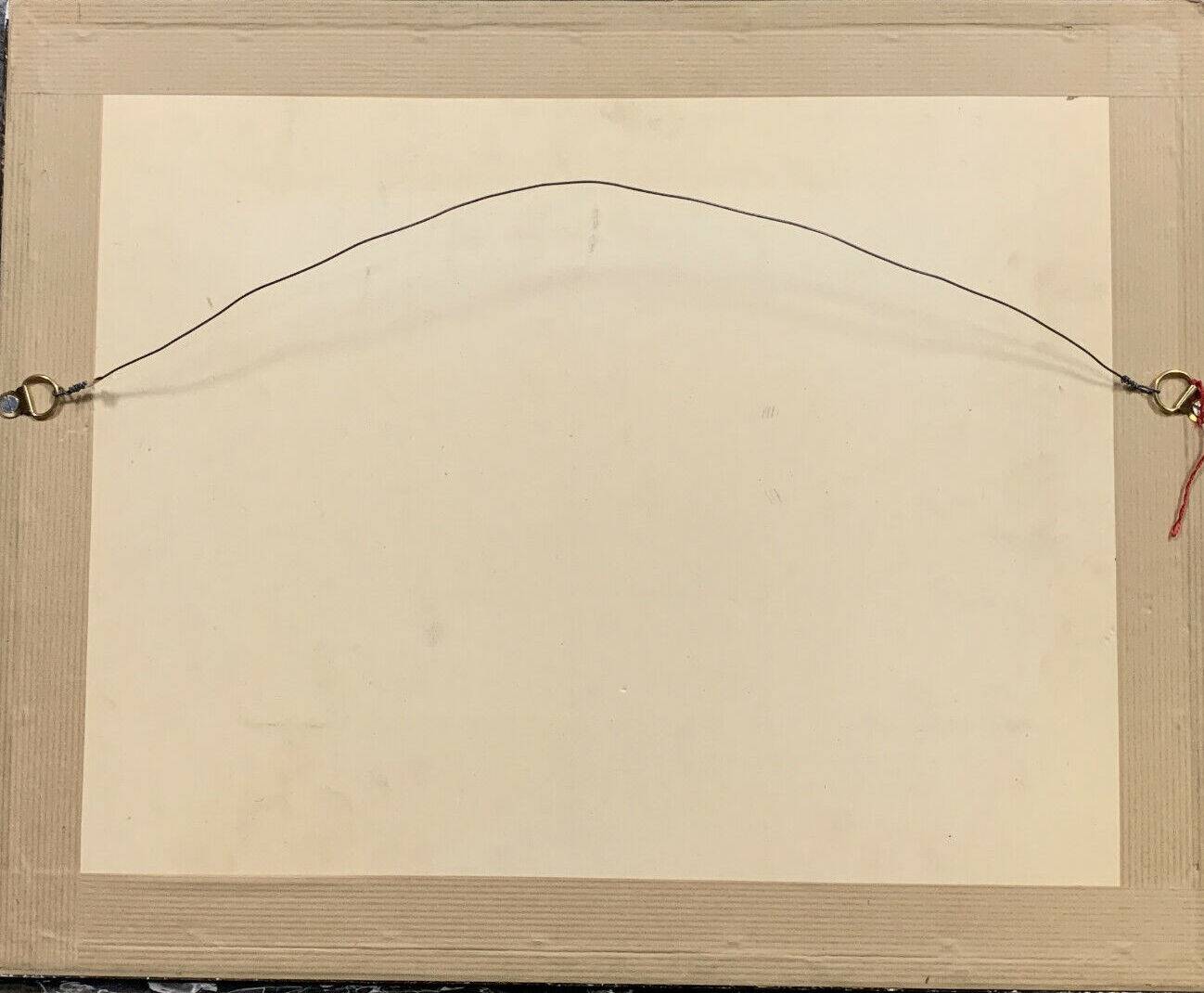 Swiss School from the beginning of the 20th century: watercolor depicting an animated landscape on the banks of a river