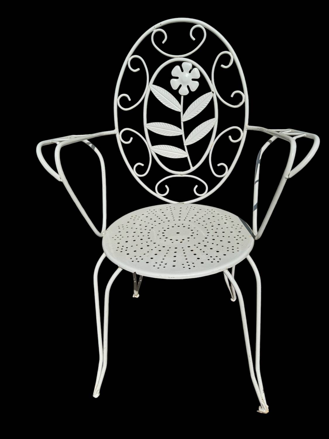 Fauteuils en fer forgé provençal des années 60, set de 6