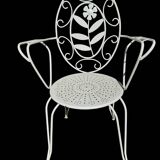 Fauteuils en fer forgé provençal des années 60, set de 6