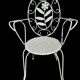 Fauteuils en fer forgé provençal des années 60, set de 6