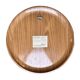 Round wall mirror, veb spanplattenwerk gotha germany, 1970s.