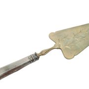 Pelle à gâteau en argent plaqué, années 1900