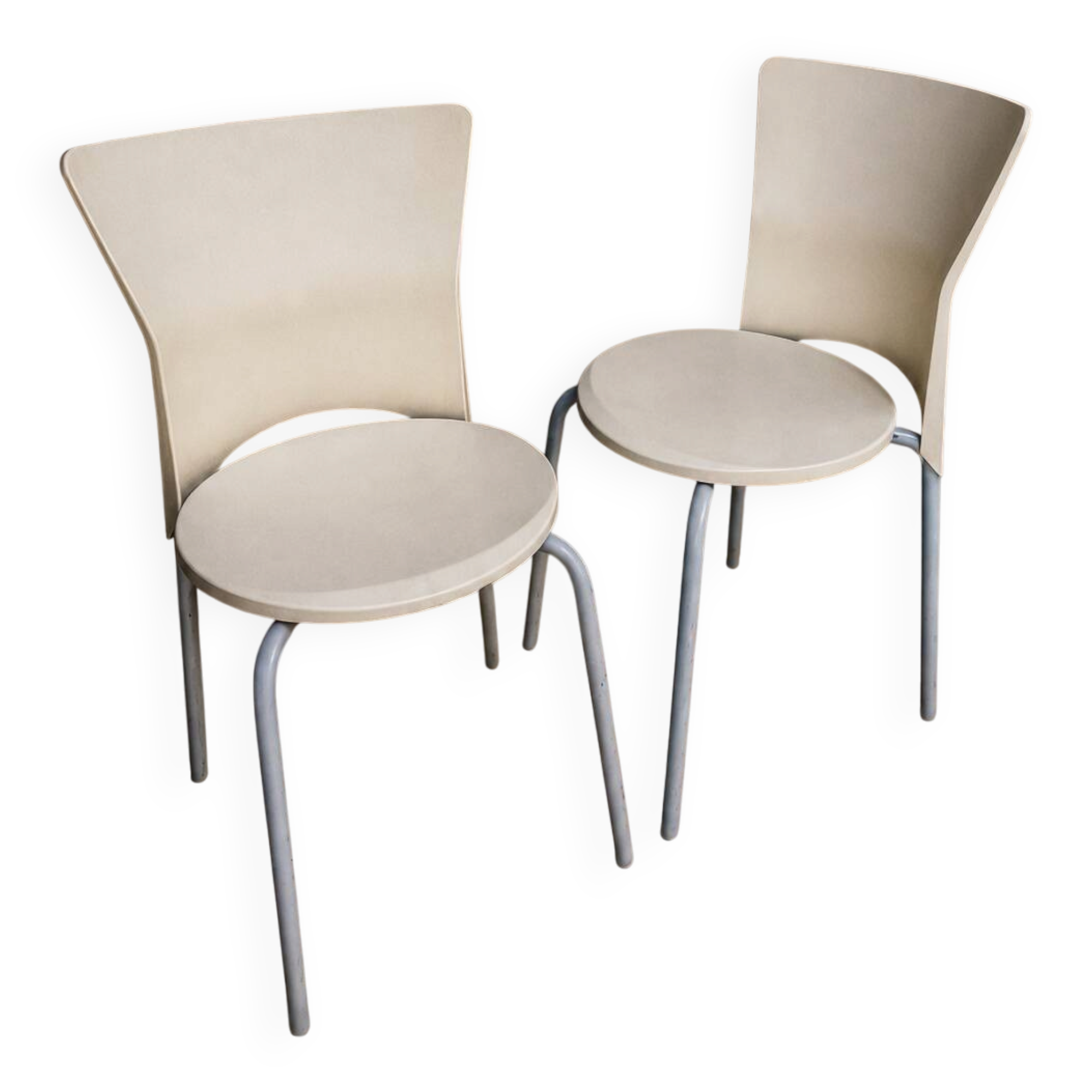 Set 2 chaises Olaf Von Bohr circa 1970