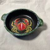 Shallow dish or ceramic serving dish by Gabriel Fourmaintraux.