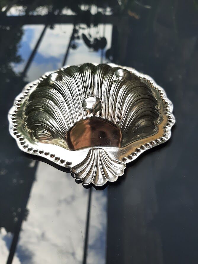 Blue cobalt butter dish