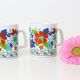 paire de mugs Kiln Cratf, Poterie Anglaise, Staffordshire, Made in  England, vintage