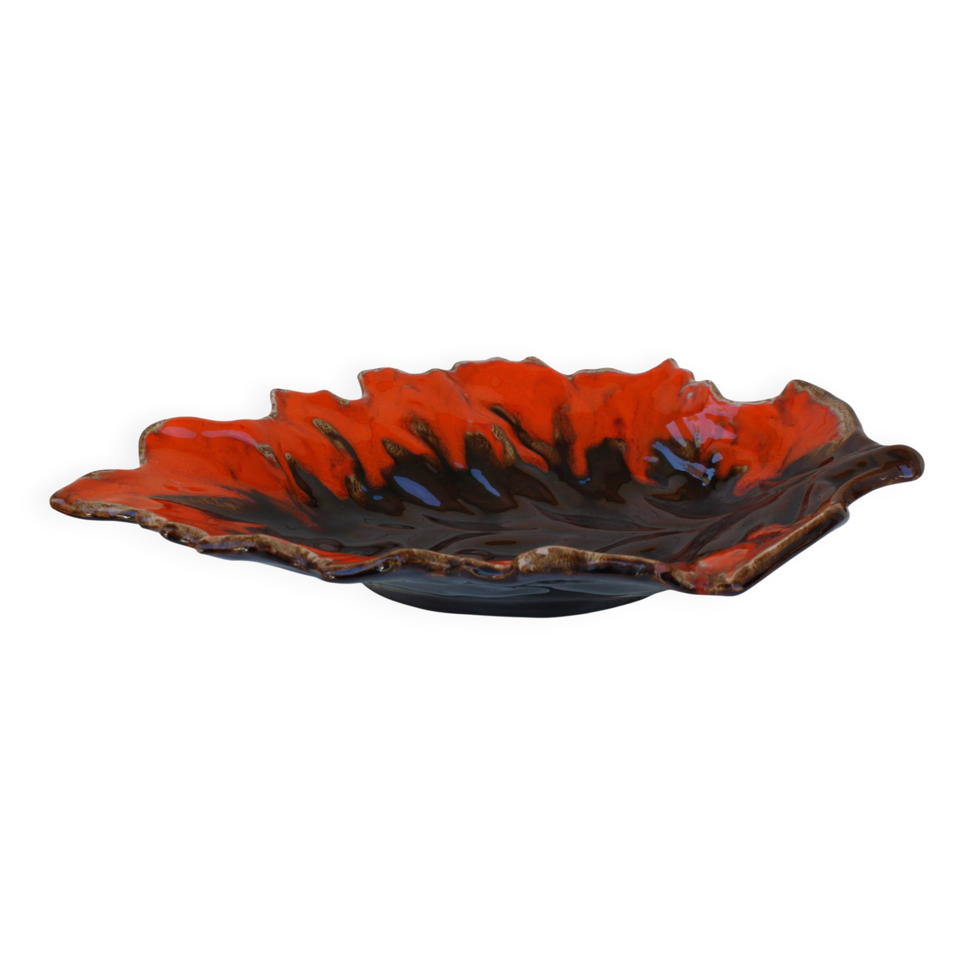 compotier flammé orange