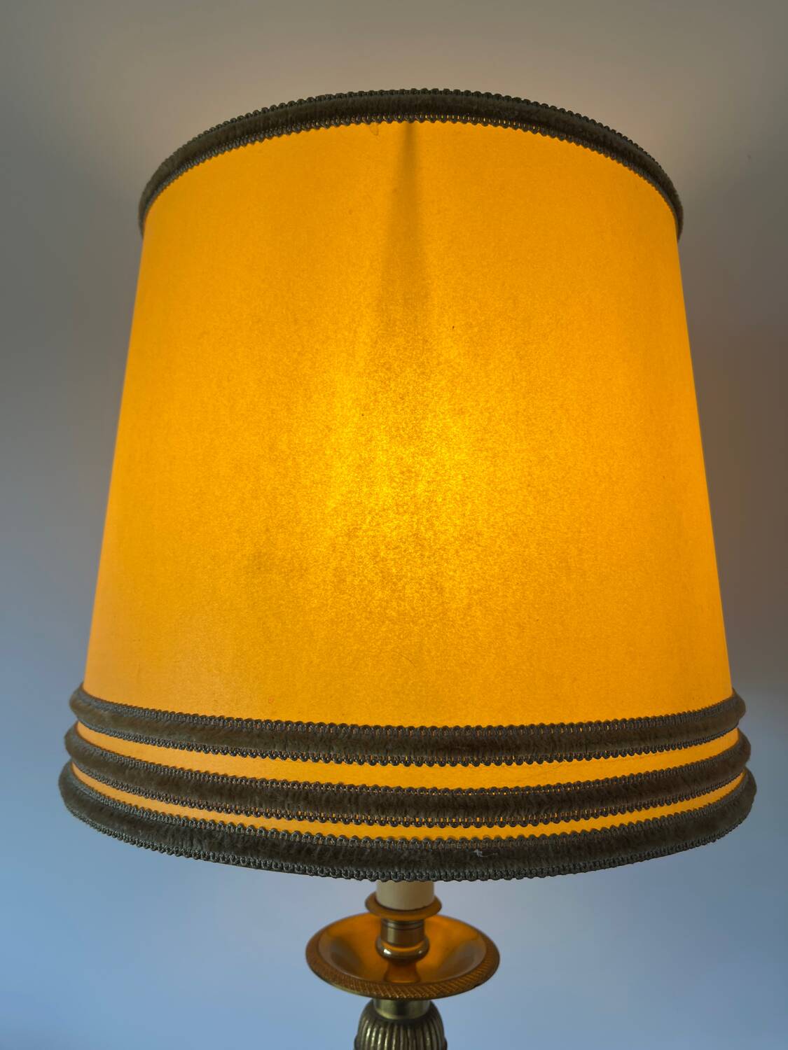 Vintage brass living room lamp